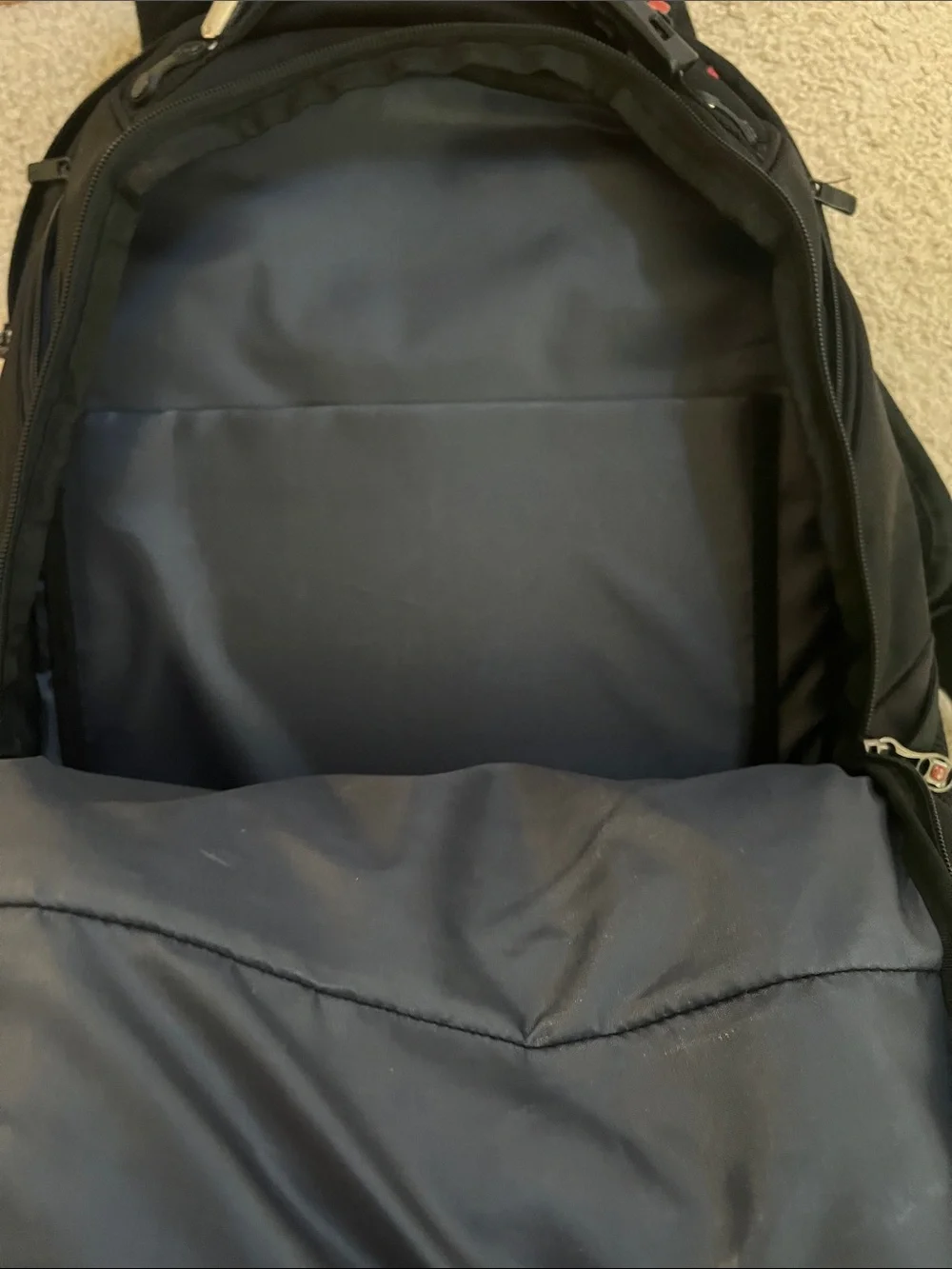 Wenger® Ibex Laptop Backpack, Black/Blue